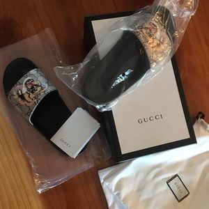 Brand new Gucci Bengal Tiger slides/flip flops